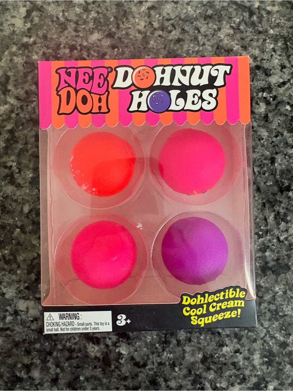 NeeDoh Donut Holes - 4 Pack